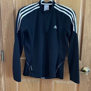 Adidas Black and White Sports Lightweight Top